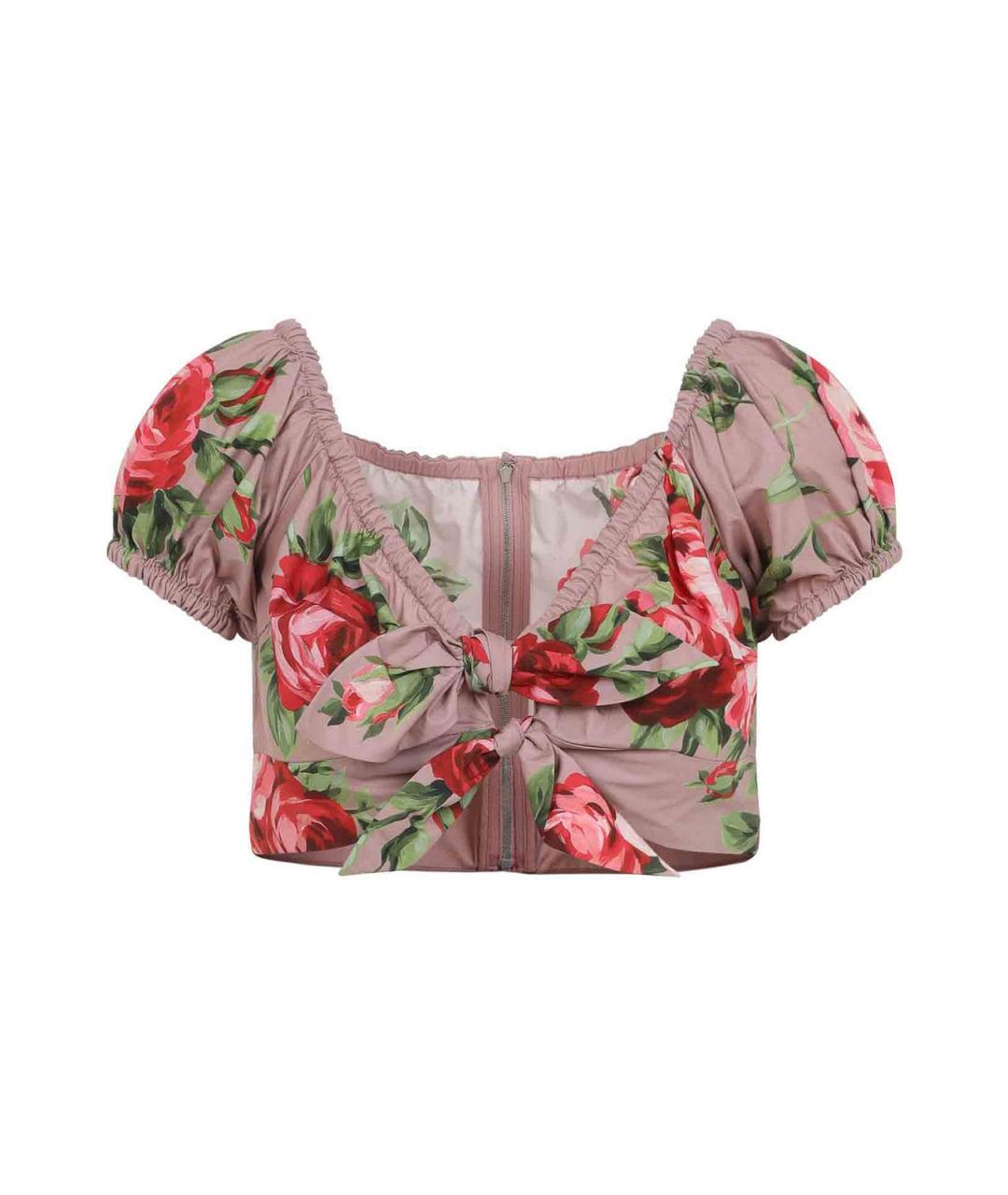 DOLCE&GABBANA Мульти хлопковая майка, фото 1
