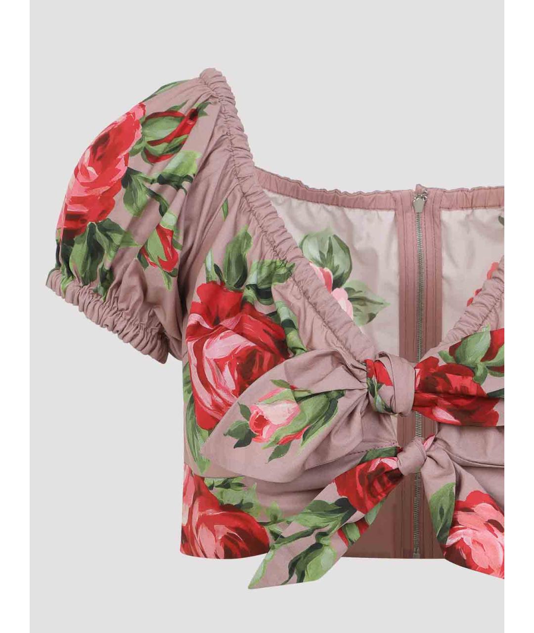 DOLCE&GABBANA Мульти хлопковая майка, фото 3