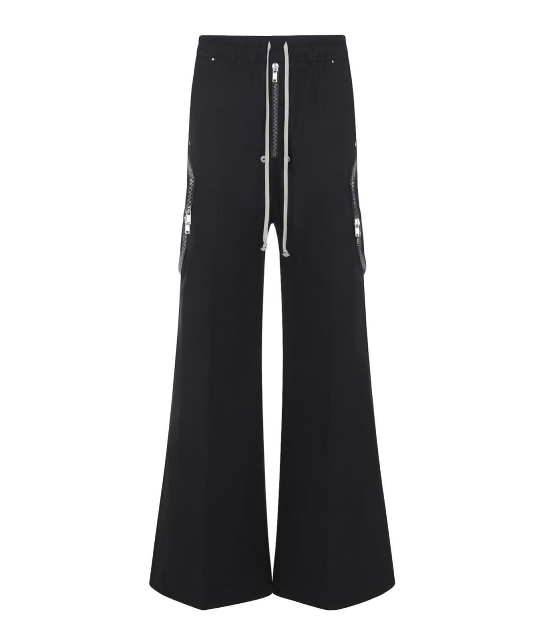 RICK OWENS Черные хлопковые джинсы, фото 1