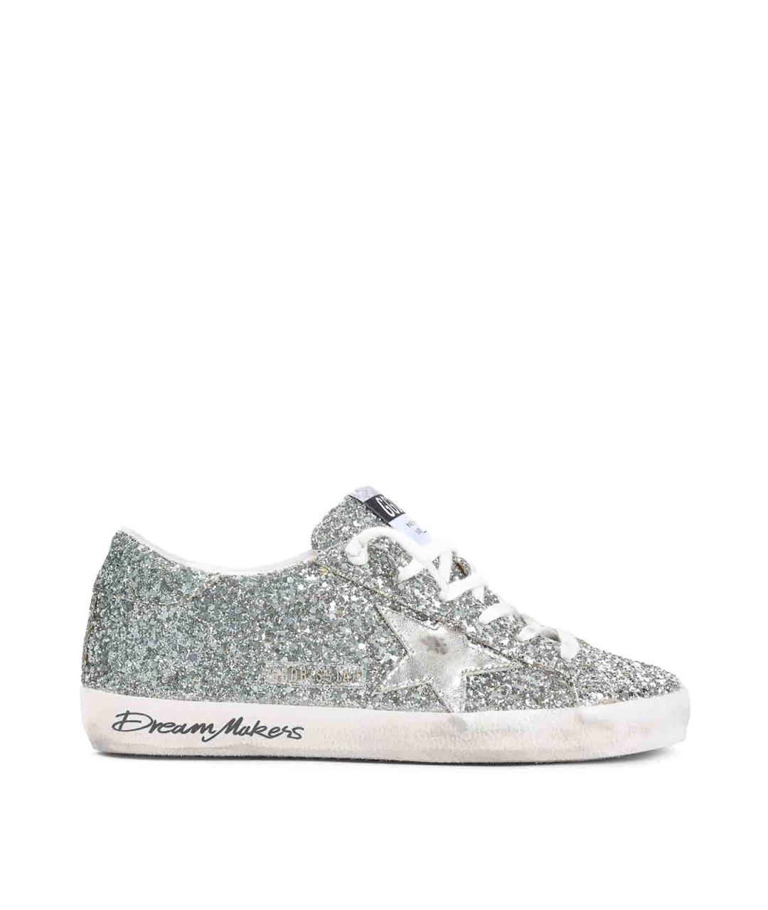 GOLDEN GOOSE DELUXE BRAND Зеленые текстильные кроссовки, фото 1