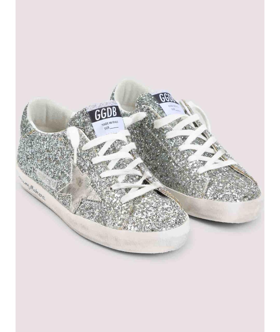 GOLDEN GOOSE DELUXE BRAND Зеленые текстильные кроссовки, фото 3