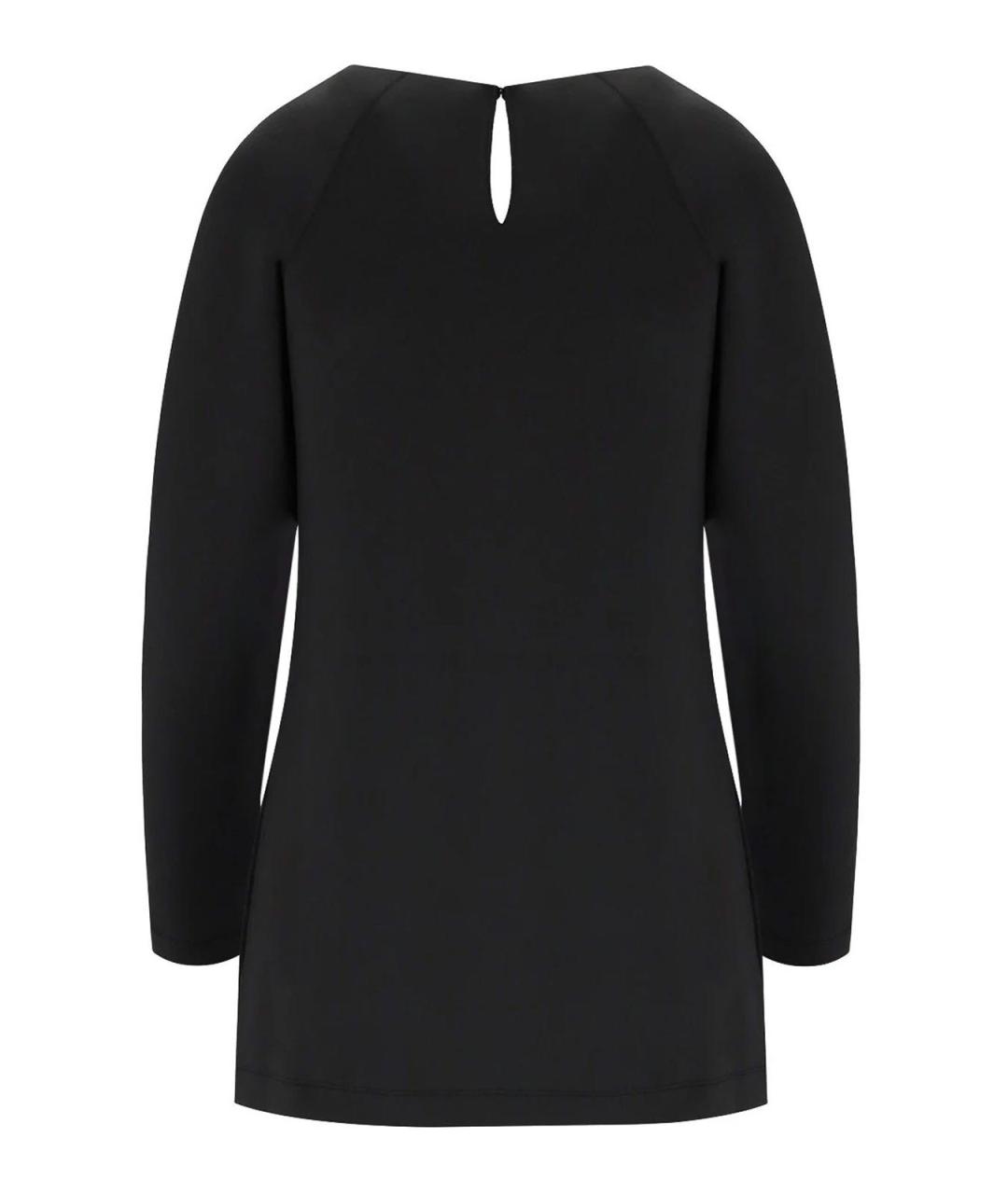 MAX MARA Черный полиэстеровый джемпер / свитер, фото 2