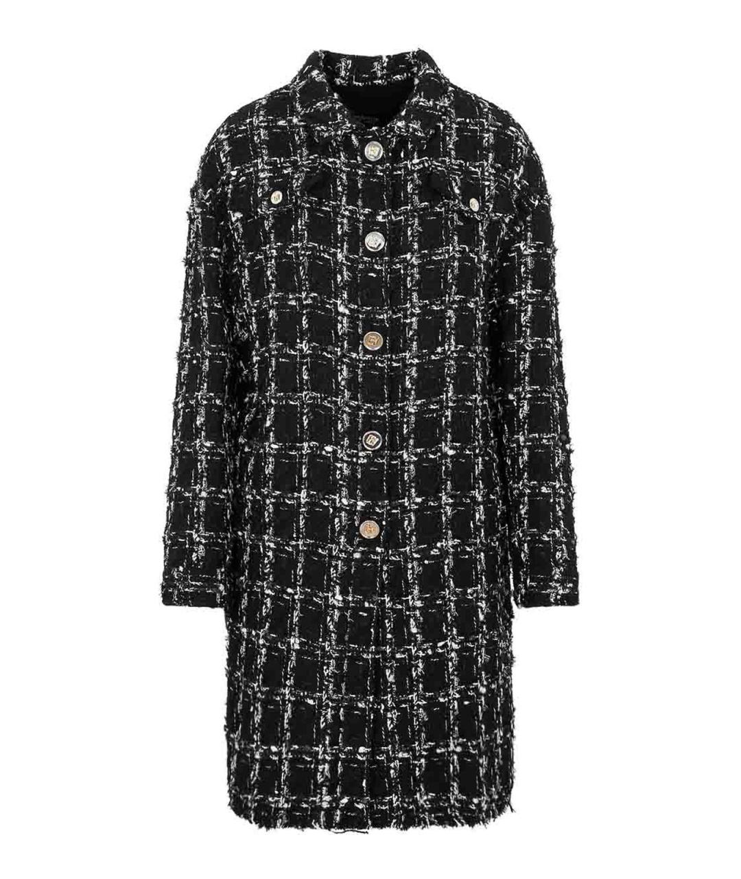 GIAMBATTISTA VALLI Черное шерстяное пальто, фото 1