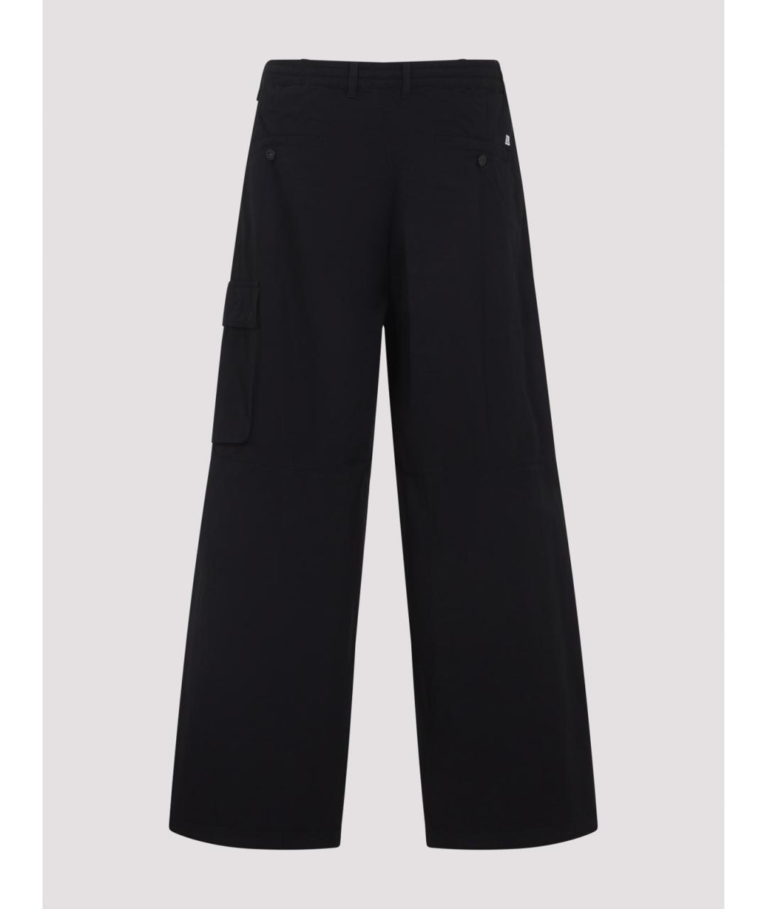 CP COMPANY Черные хлопковые повседневные брюки, фото 2