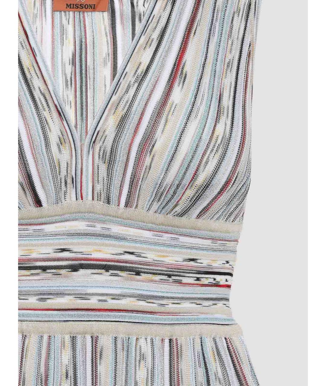 MISSONI Мульти вискозное повседневное платье, фото 3