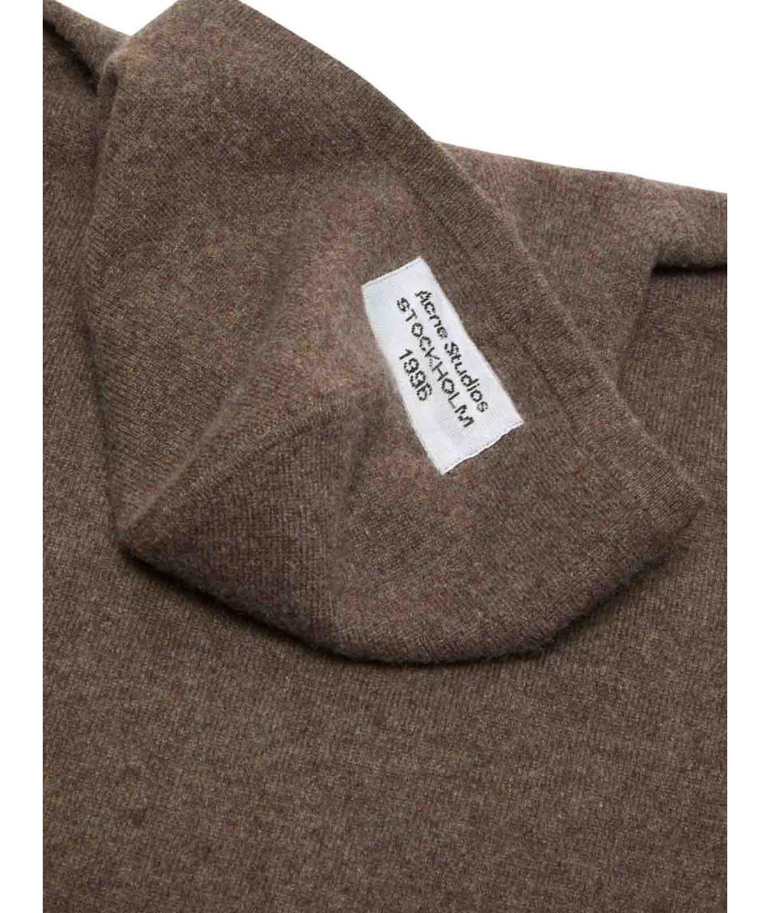 ACNE STUDIOS Коричневый кашемировый джемпер / свитер, фото 4