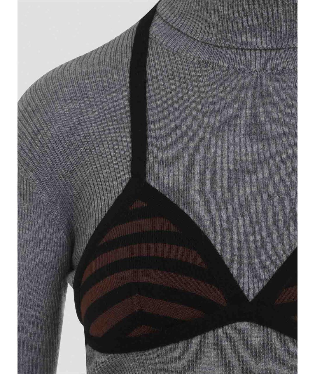 MOSCHINO Мульти шерстяная водолазка, фото 4