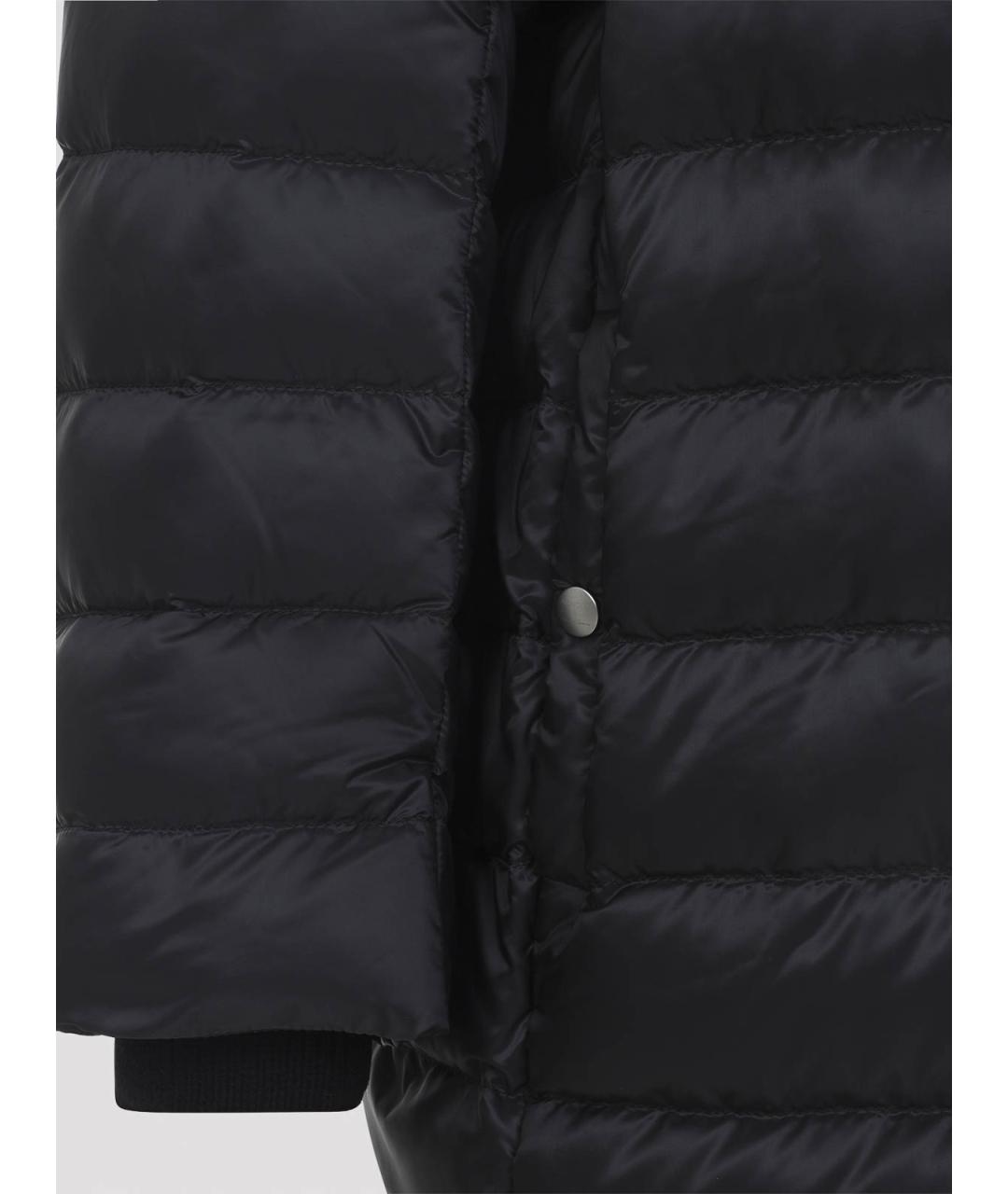 MONCLER Черная полиамидовая парка, фото 3