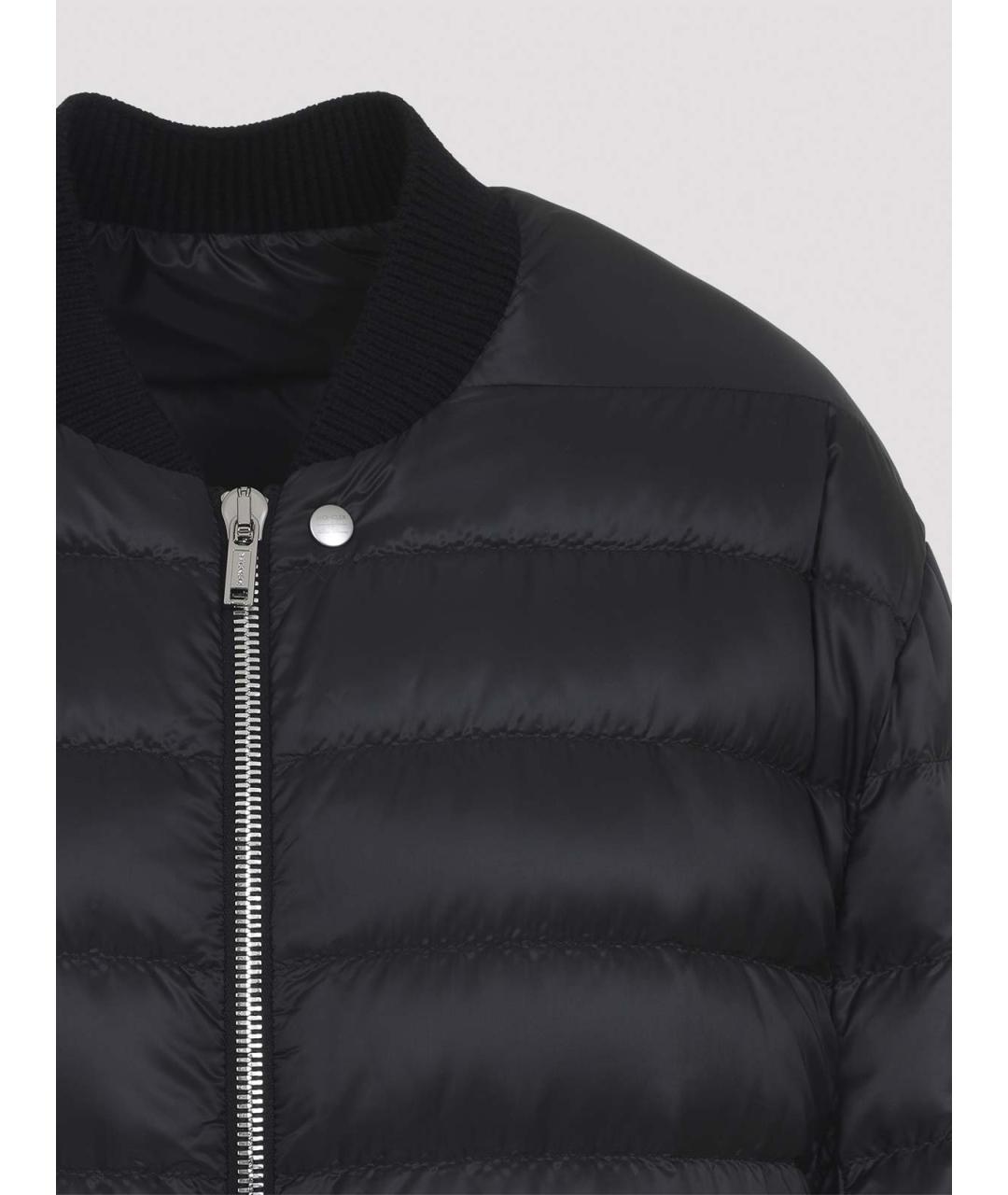 MONCLER Черная полиамидовая парка, фото 4