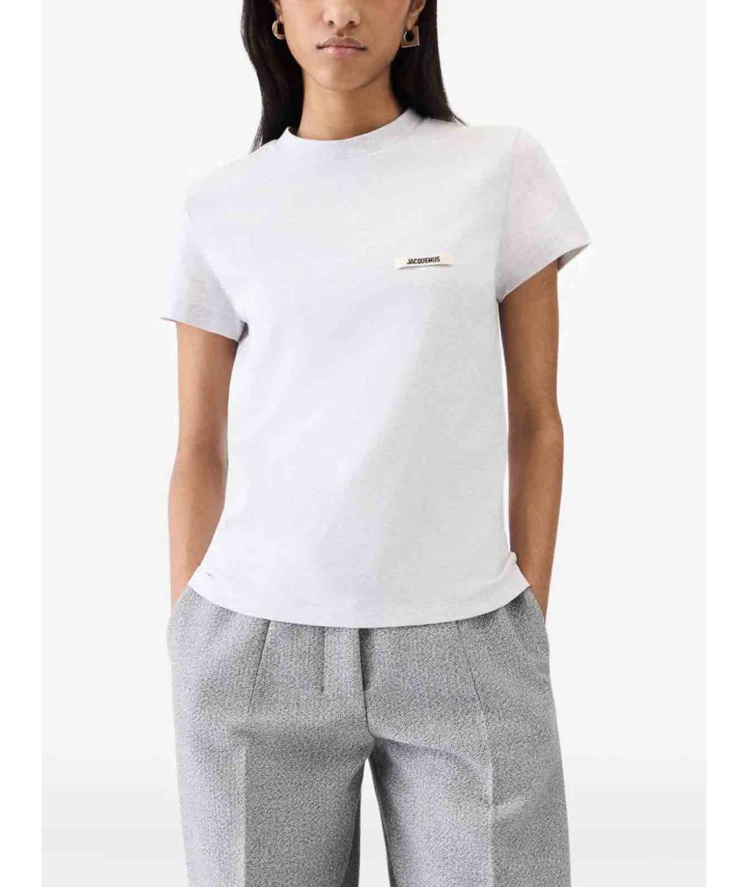 JACQUEMUS Белая хлопковая рубашка, фото 2