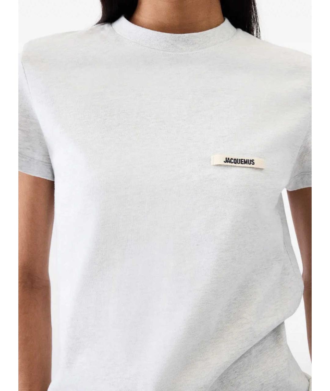 JACQUEMUS Белая хлопковая рубашка, фото 4