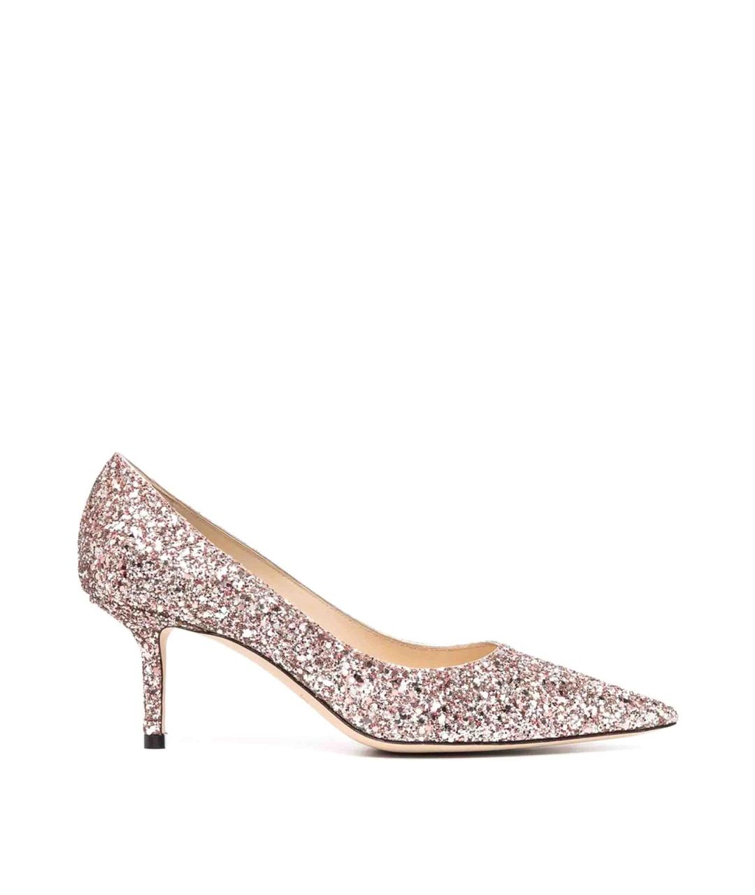 JIMMY CHOO Розовые кожаные туфли, фото 1