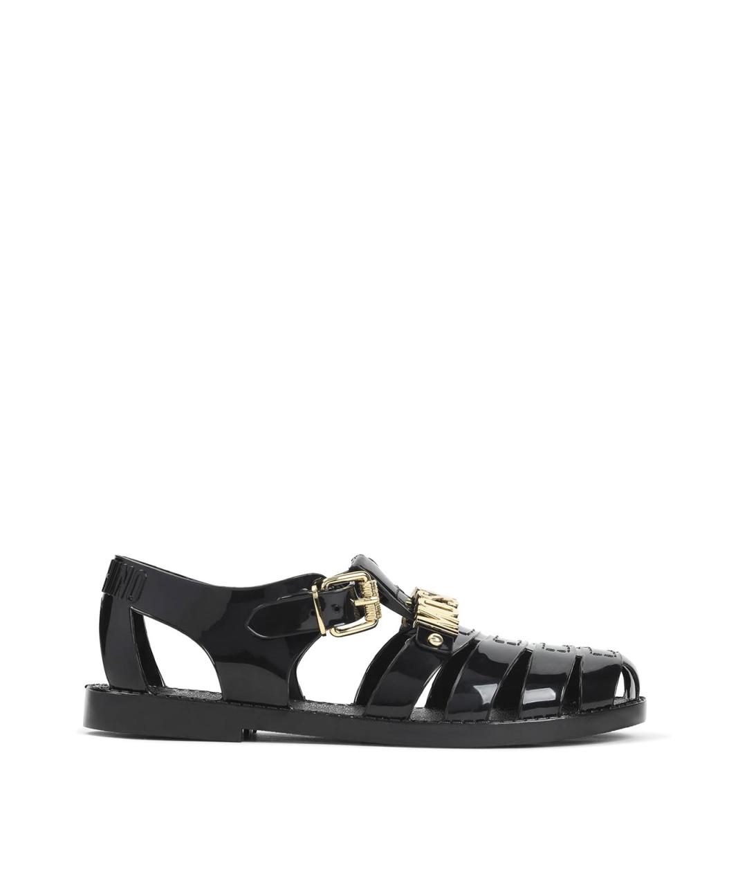 MOSCHINO Черные сандалии, фото 1