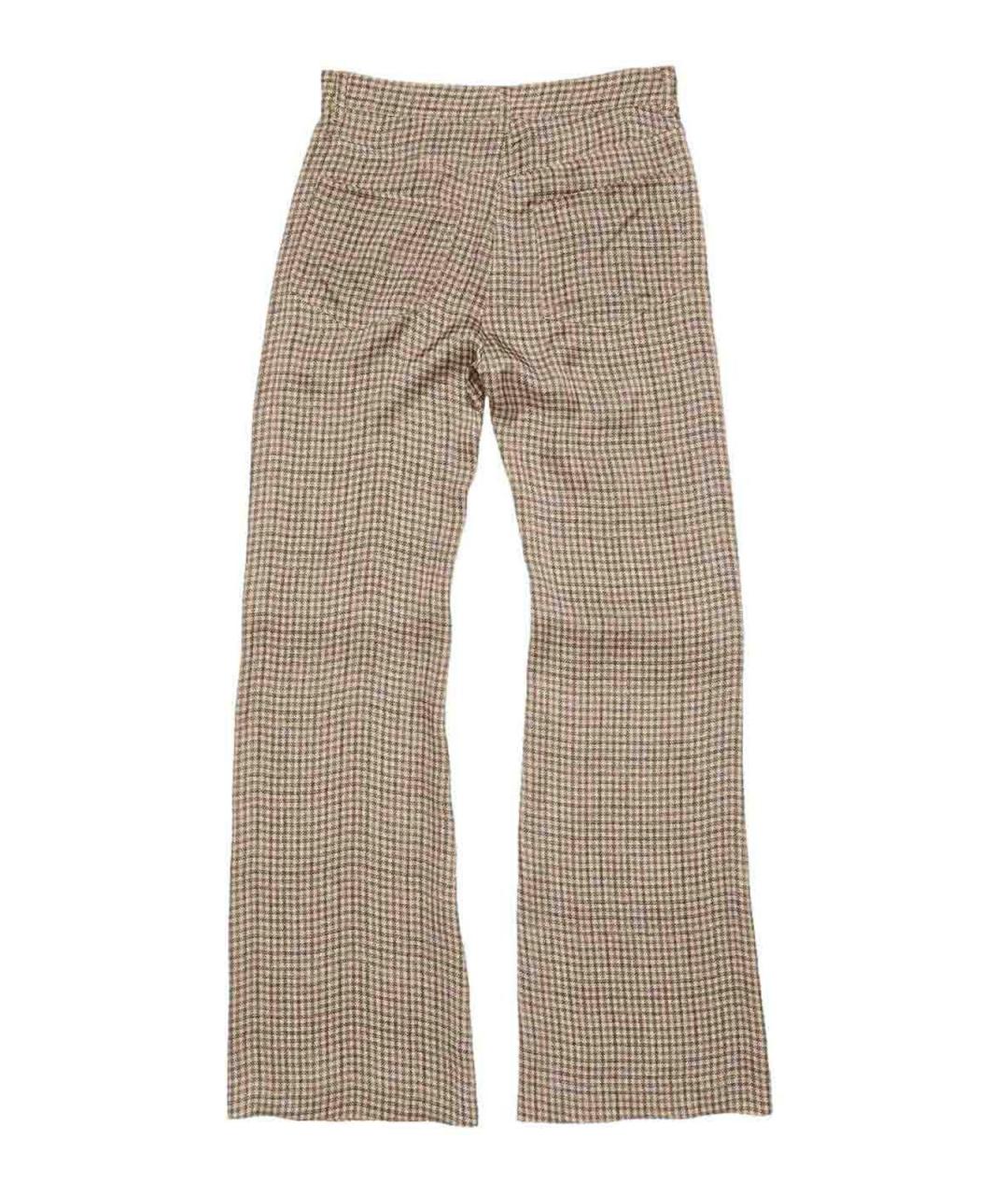 ACNE STUDIOS Бежевые прямые брюки, фото 2