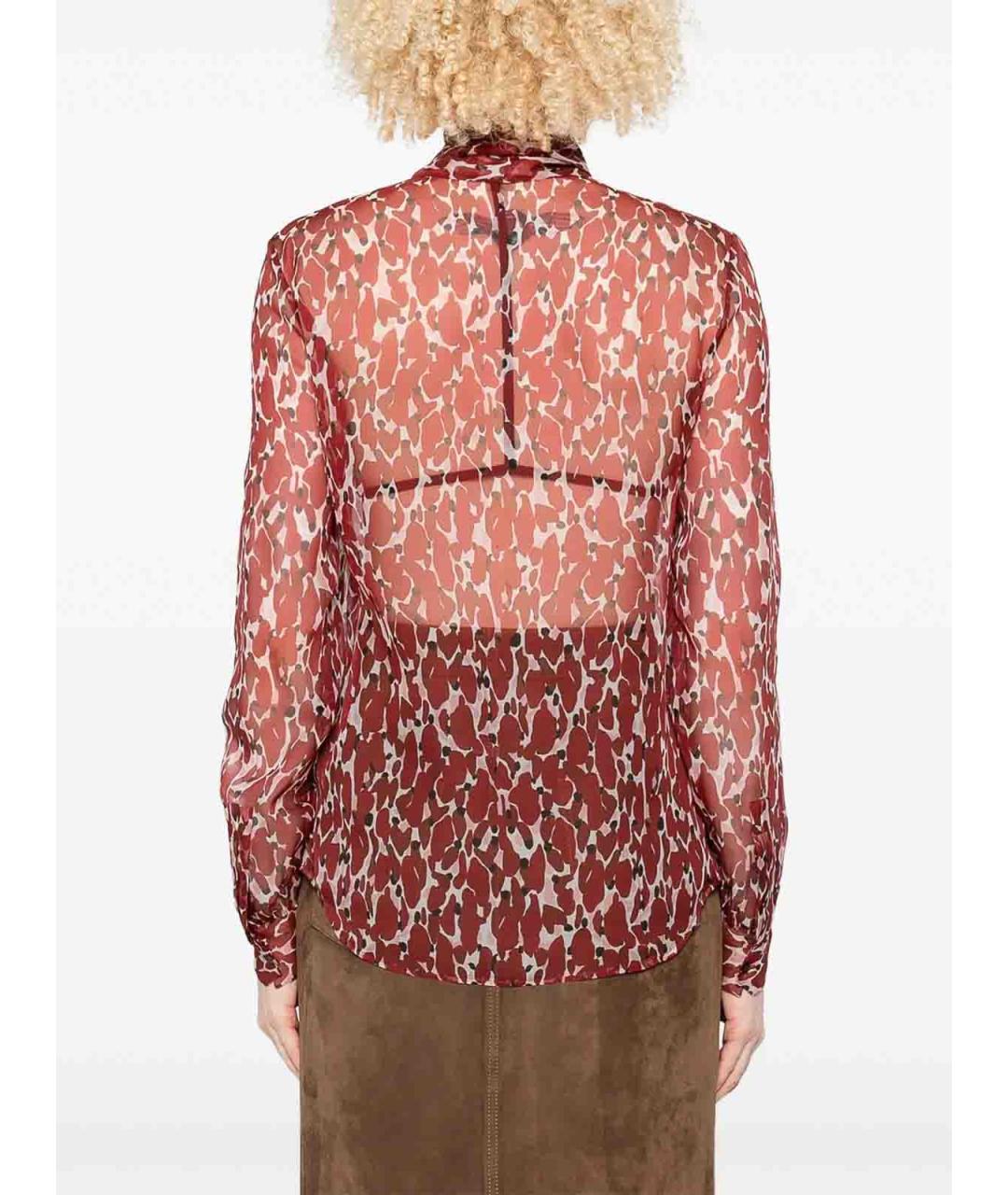 SAINT LAURENT Мульти шелковая рубашка, фото 3