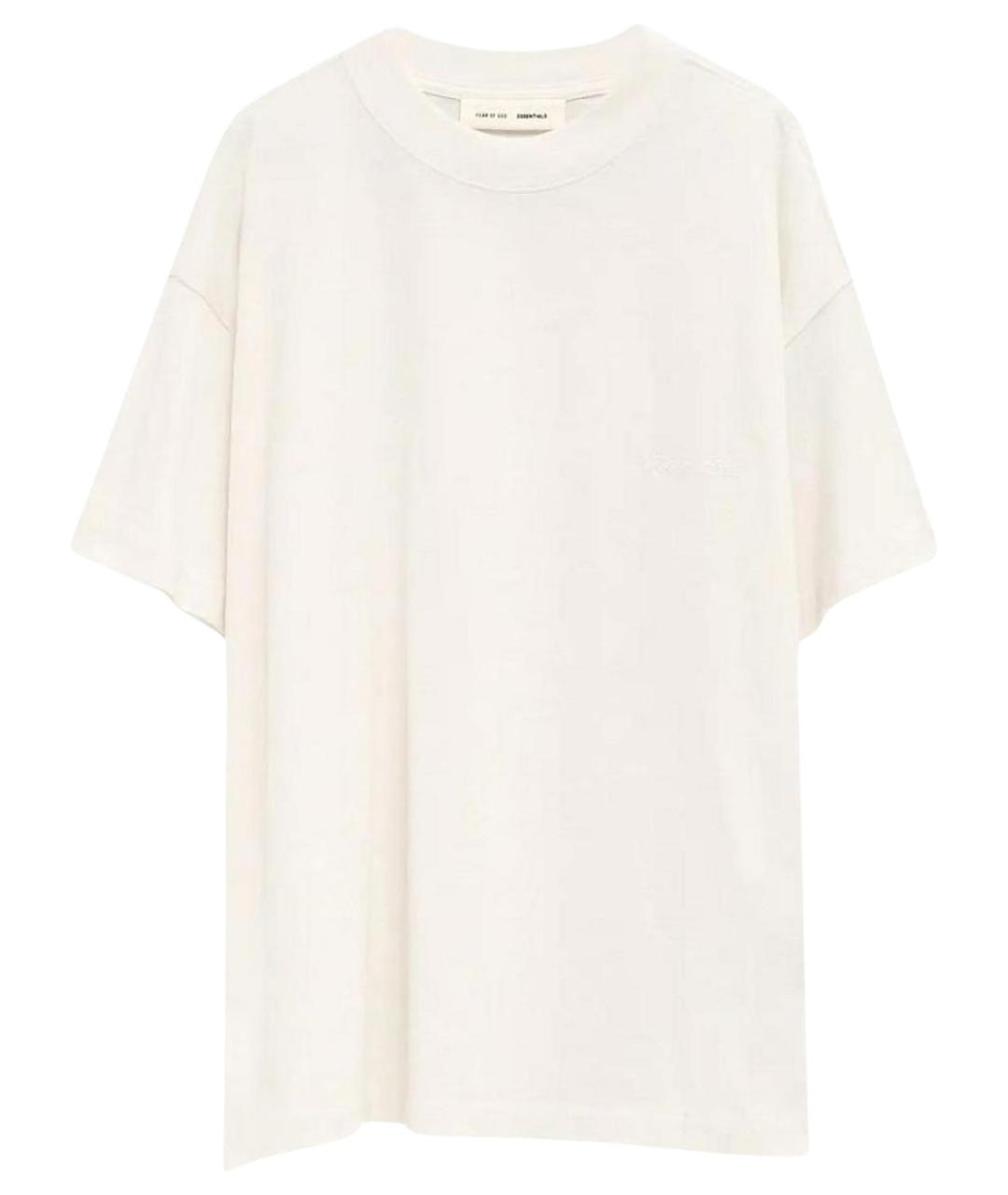 FEAR OF GOD Белая хлопковая футболка, фото 1