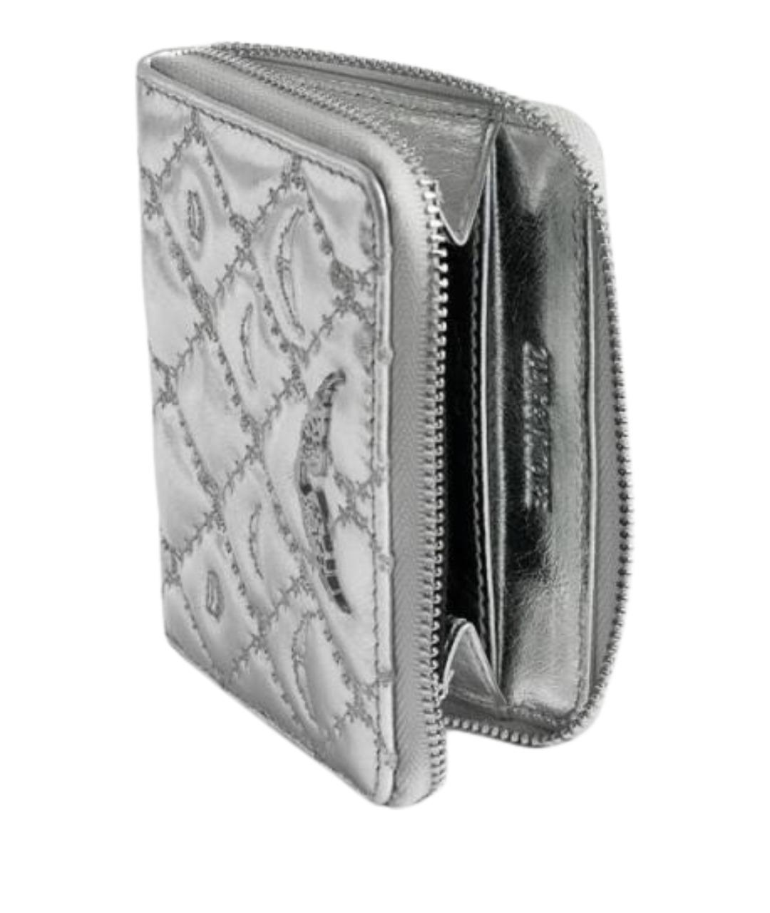 ZADIG & VOLTAIRE Серебряный кожаный кошелек, фото 4