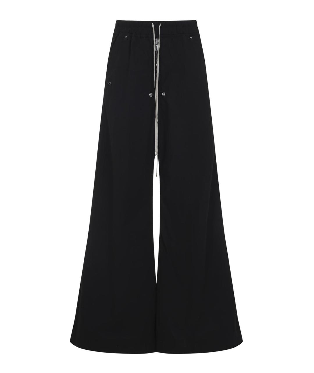 RICK OWENS Черные хлопковые джинсы, фото 1