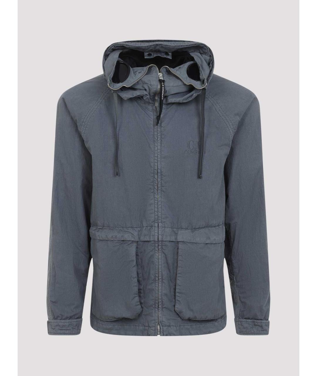 CP COMPANY Серая хлопковая куртка, фото 2