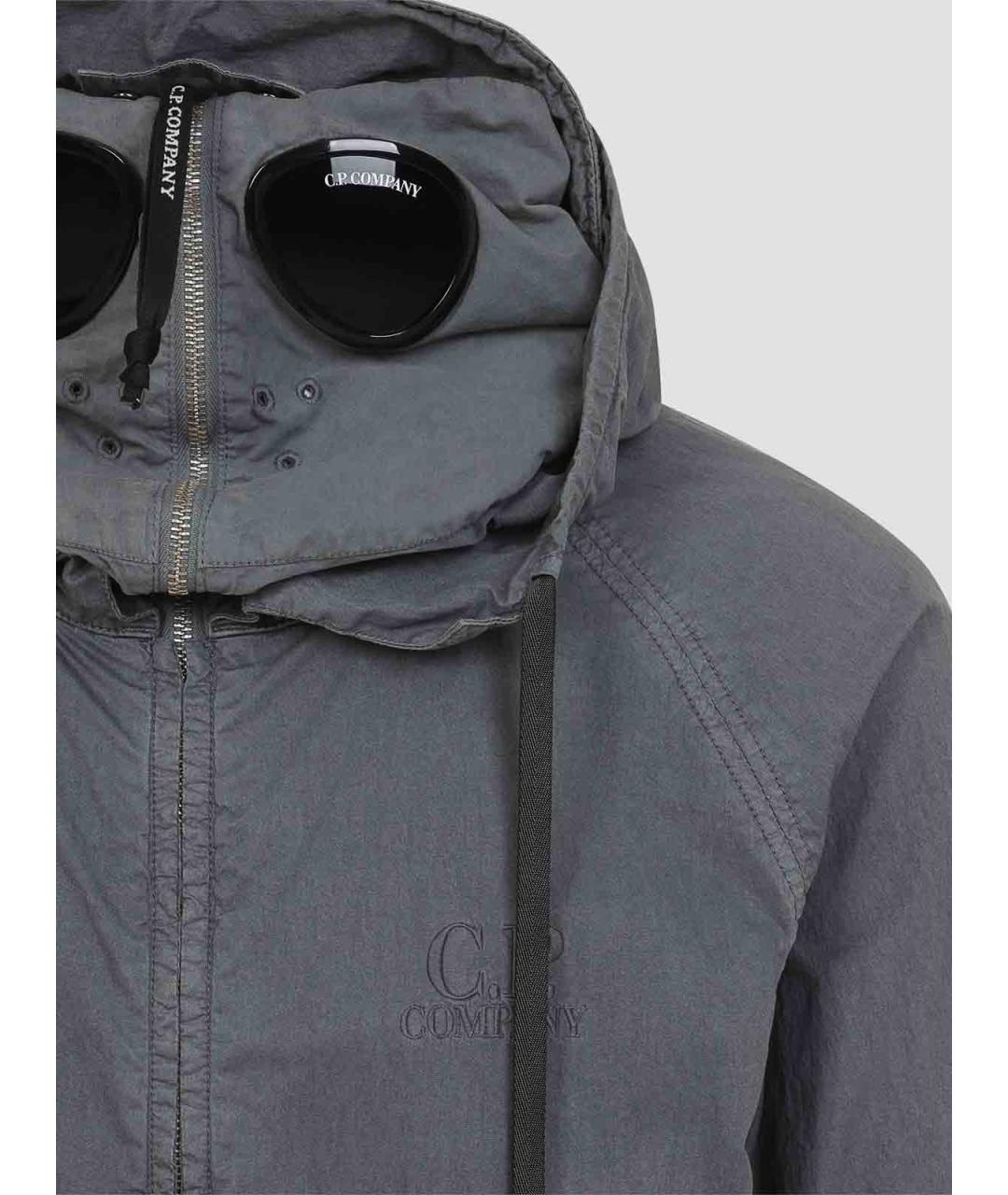 CP COMPANY Серая хлопковая куртка, фото 4