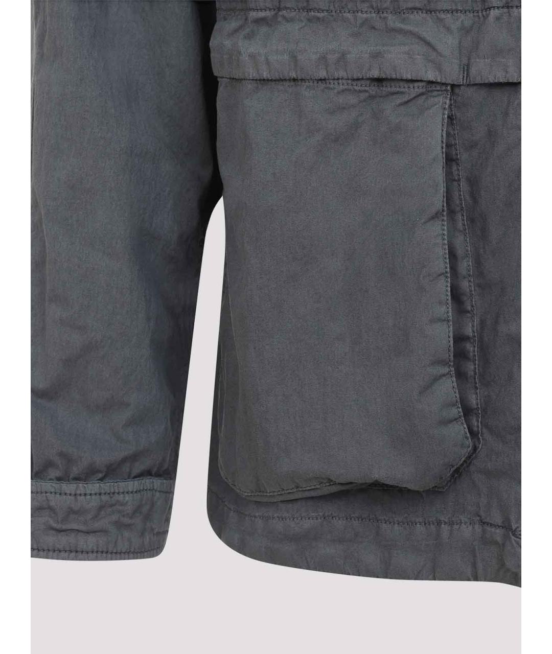 CP COMPANY Серая хлопковая куртка, фото 5