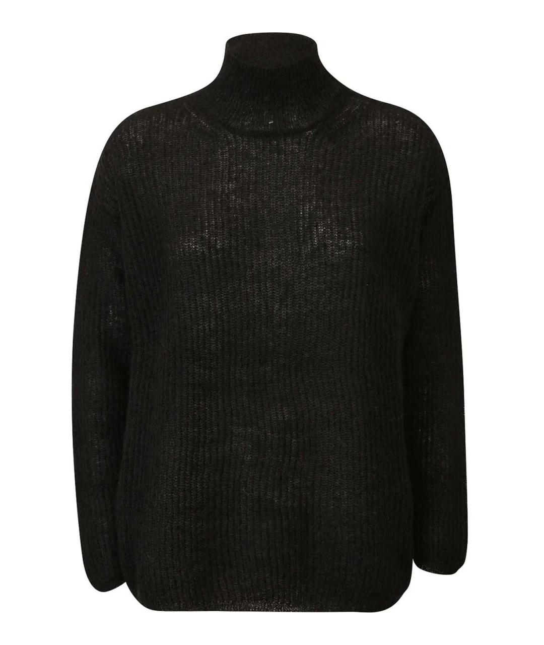 MAX MARA Черная шерстяная водолазка, фото 1