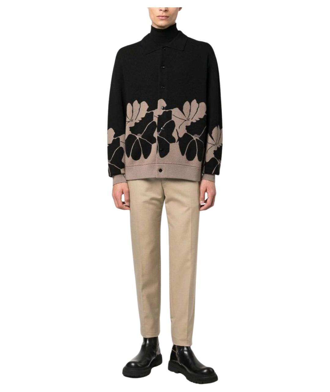 ALEXANDER MCQUEEN Бежевые хлопковые классические брюки, фото 2