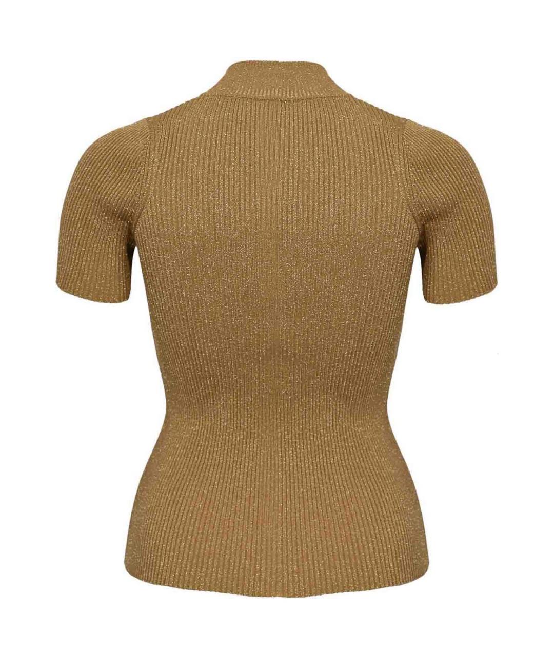 MAX MARA Золотой джемпер / свитер, фото 2