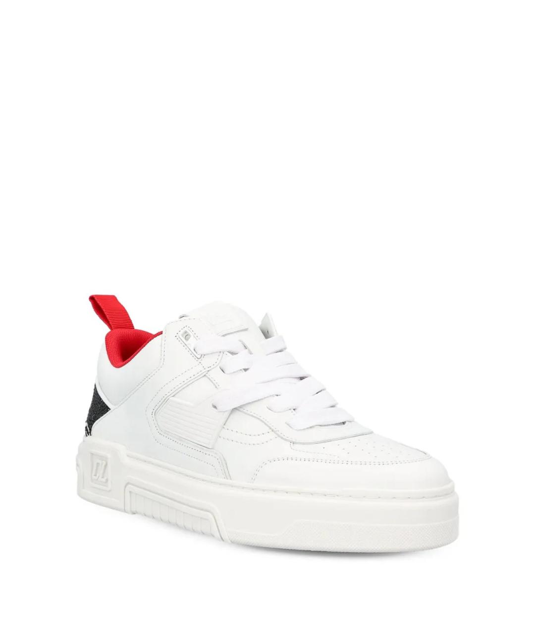 CHRISTIAN LOUBOUTIN Белые резиновые низкие кроссовки / кеды, фото 2