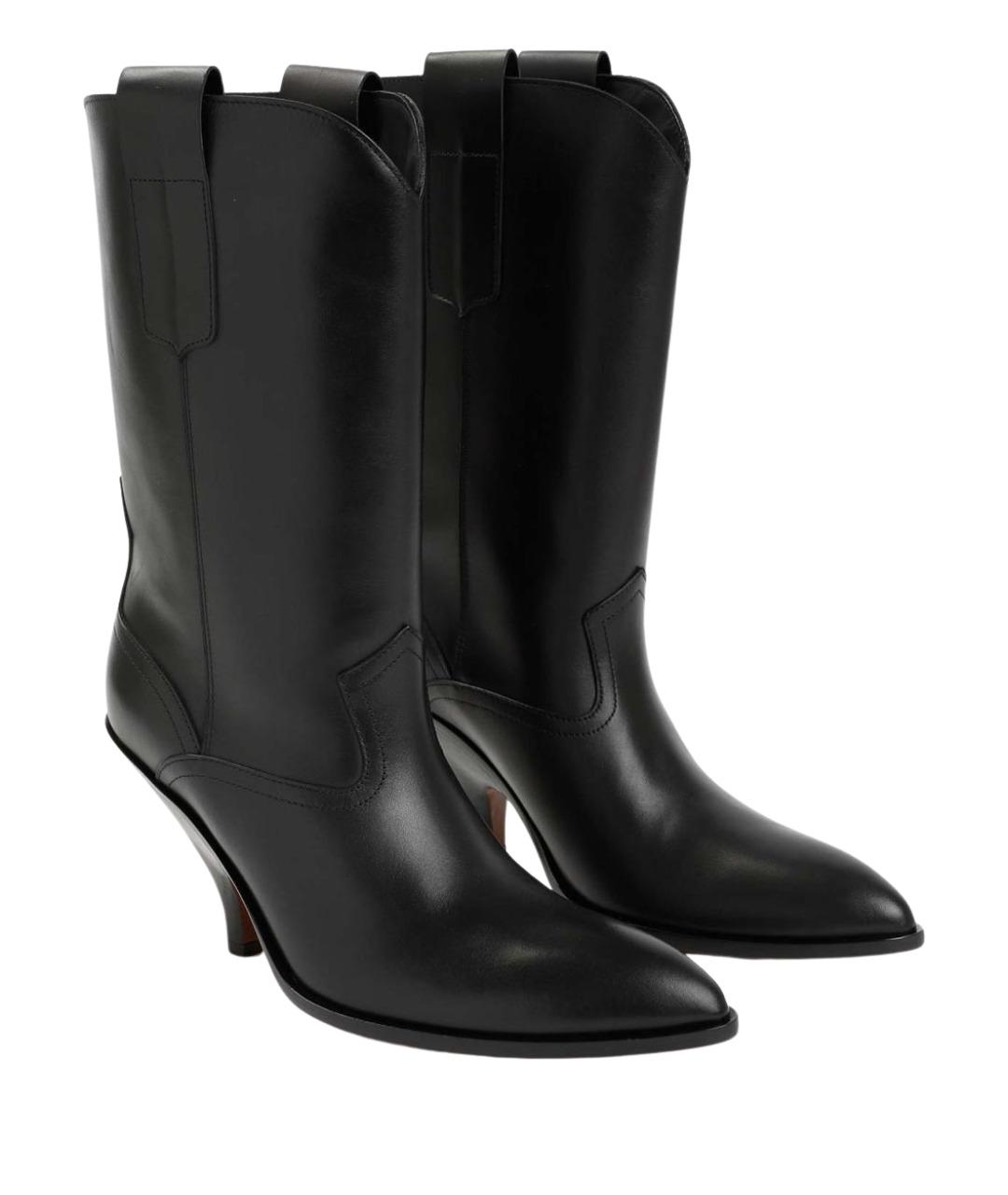 BALLY Черные кожаные ботильоны, фото 3