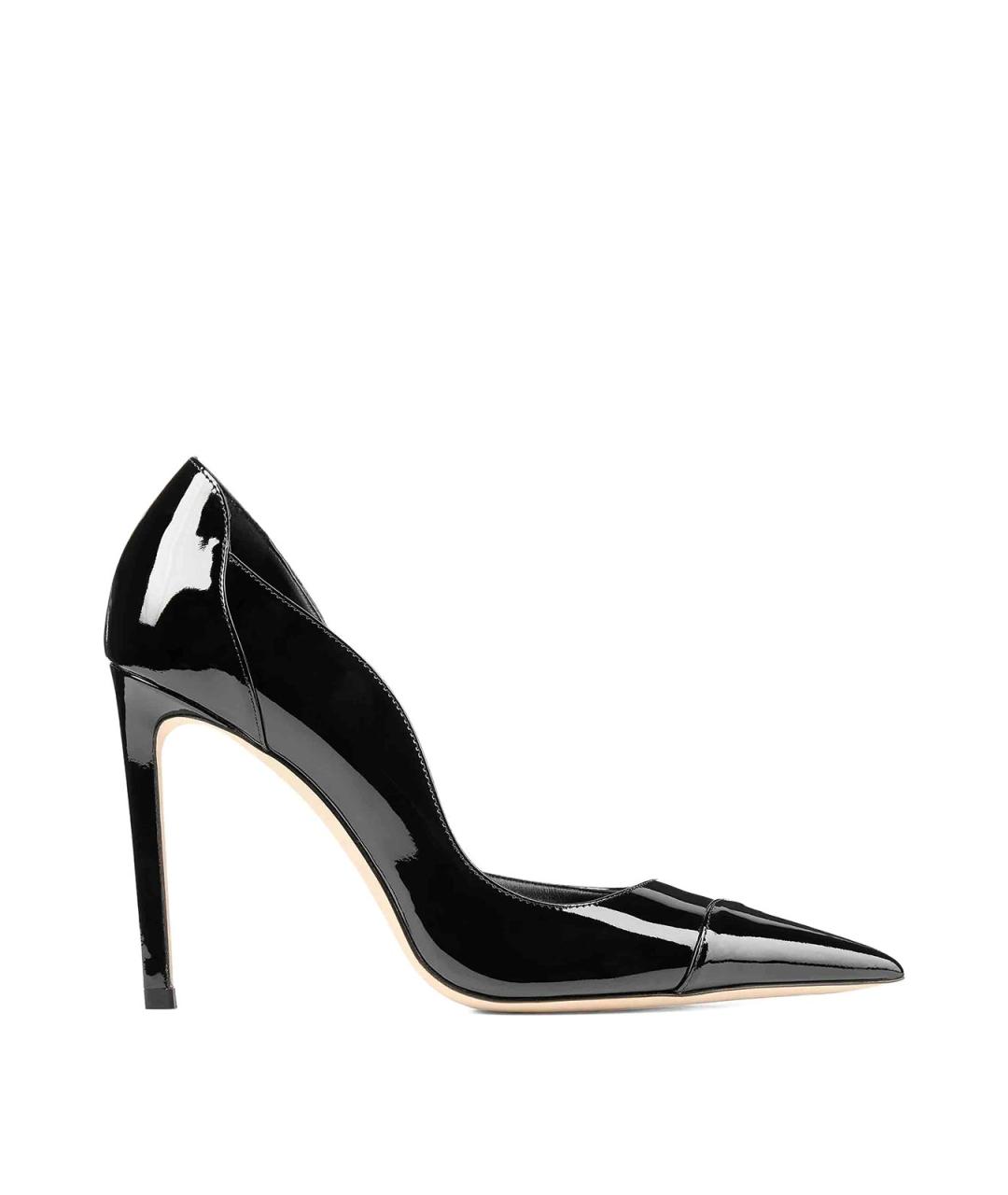 JIMMY CHOO Черные туфли из лакированной кожи, фото 1