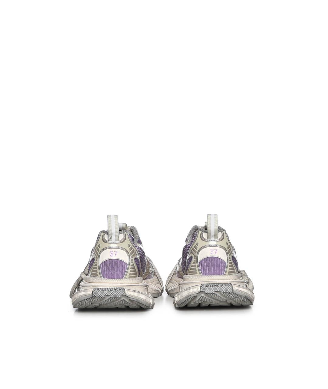 BALENCIAGA Фиолетовые синтетические кроссовки, фото 3