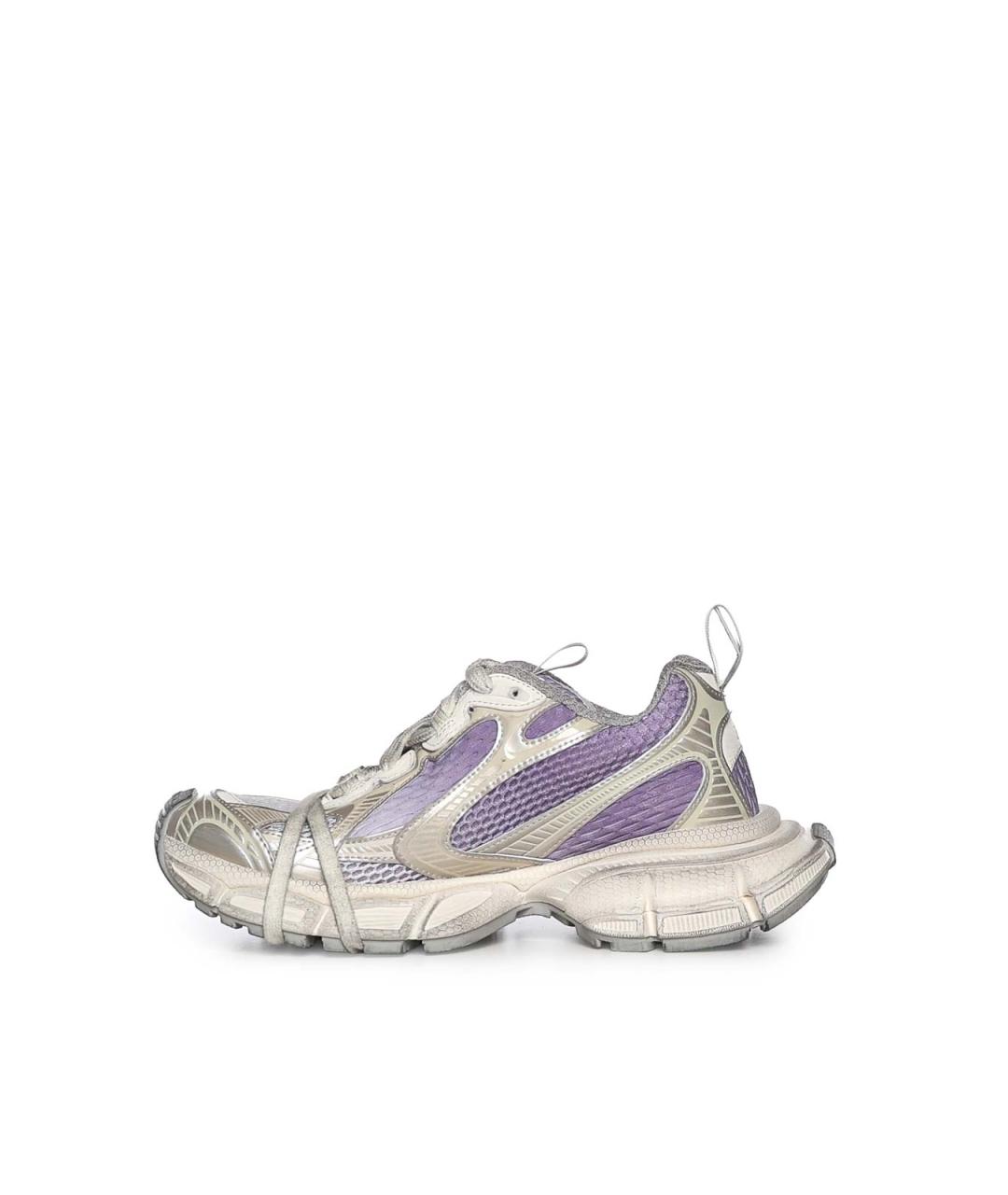 BALENCIAGA Фиолетовые синтетические кроссовки, фото 4