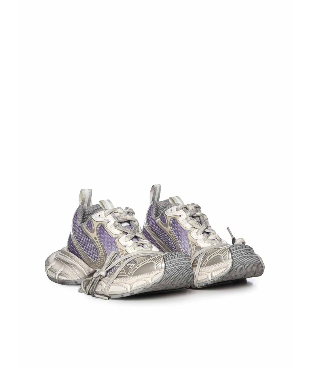 BALENCIAGA Фиолетовые синтетические кроссовки, фото 2