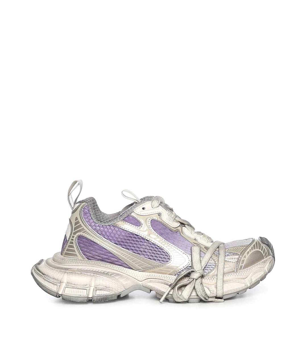 BALENCIAGA Фиолетовые синтетические кроссовки, фото 1