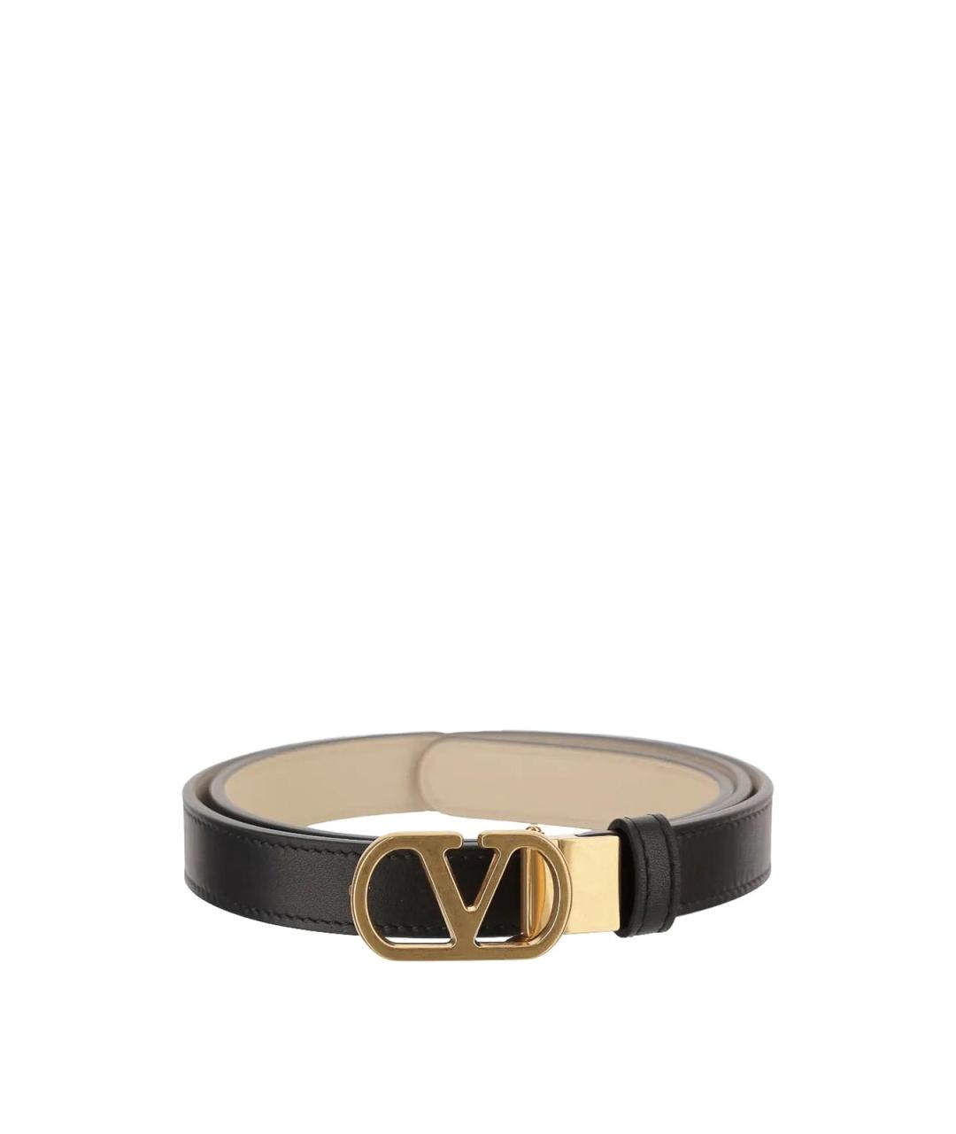 VALENTINO Черный ремень, фото 1