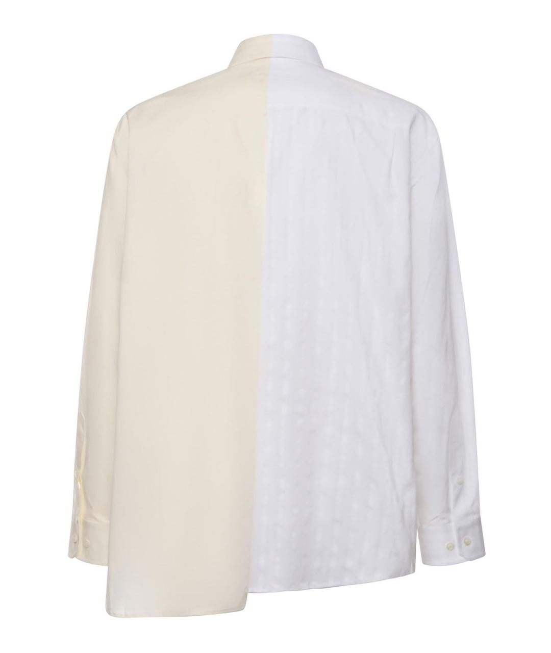 MM6 MAISON MARGIELA Белая хлопковая классическая рубашка, фото 3