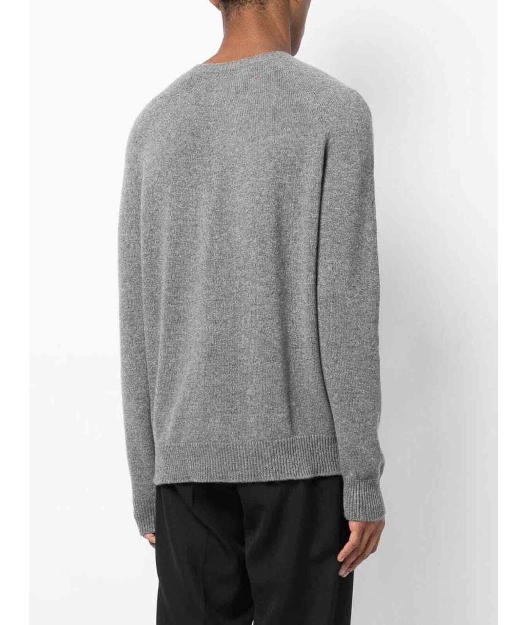 JIL SANDER Серый кашемировый джемпер / свитер, фото 3