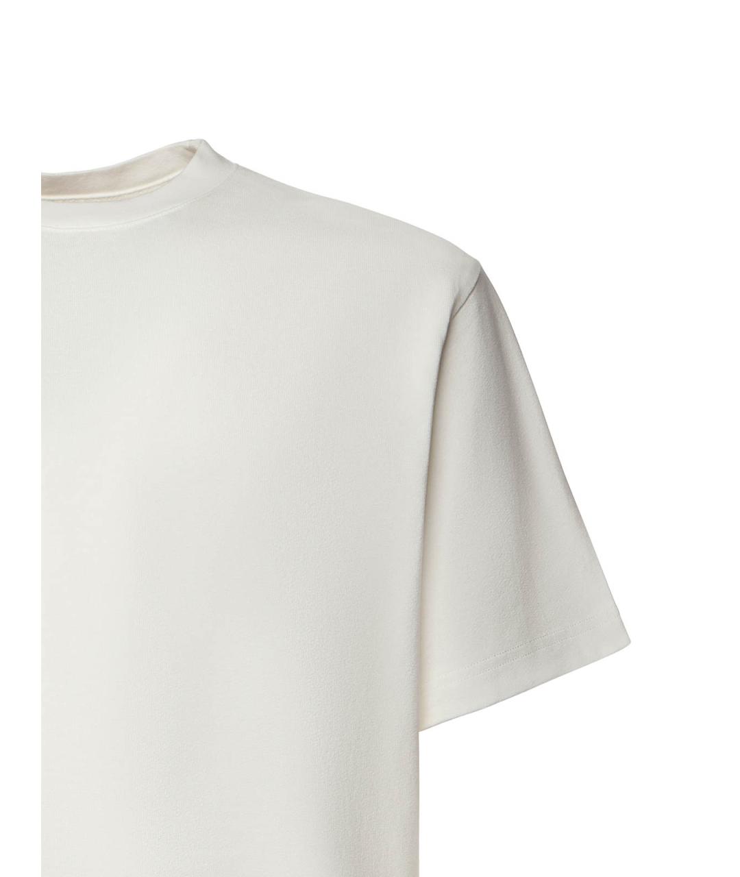 JACQUEMUS Белая хлопковая футболка, фото 2