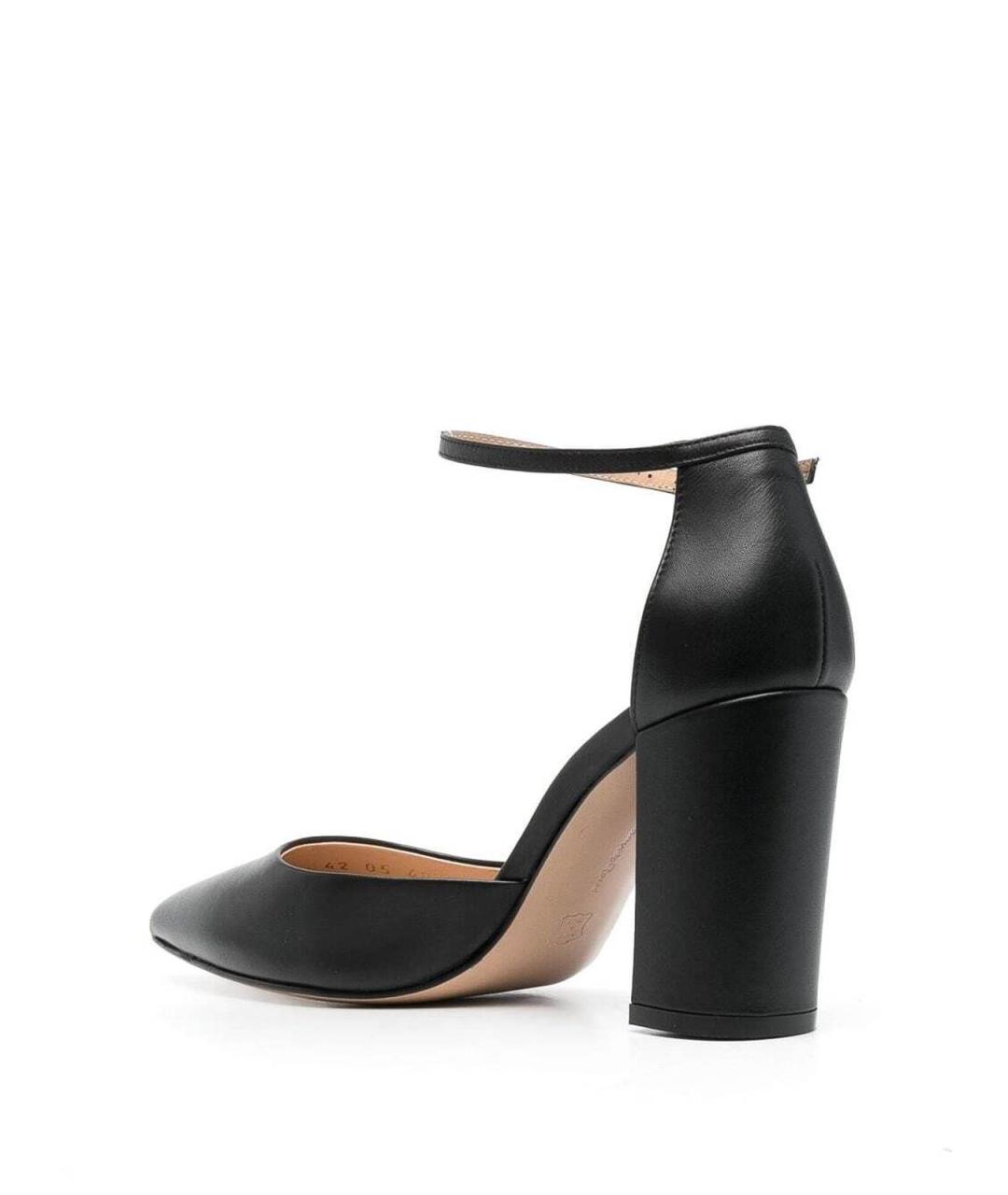 GIANVITO ROSSI Черные кожаные туфли, фото 3