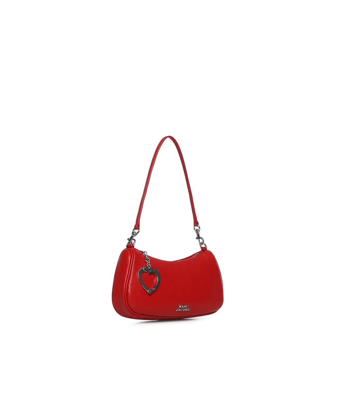 MARC JACOBS Красная кожаная сумка через плечо, фото 4
