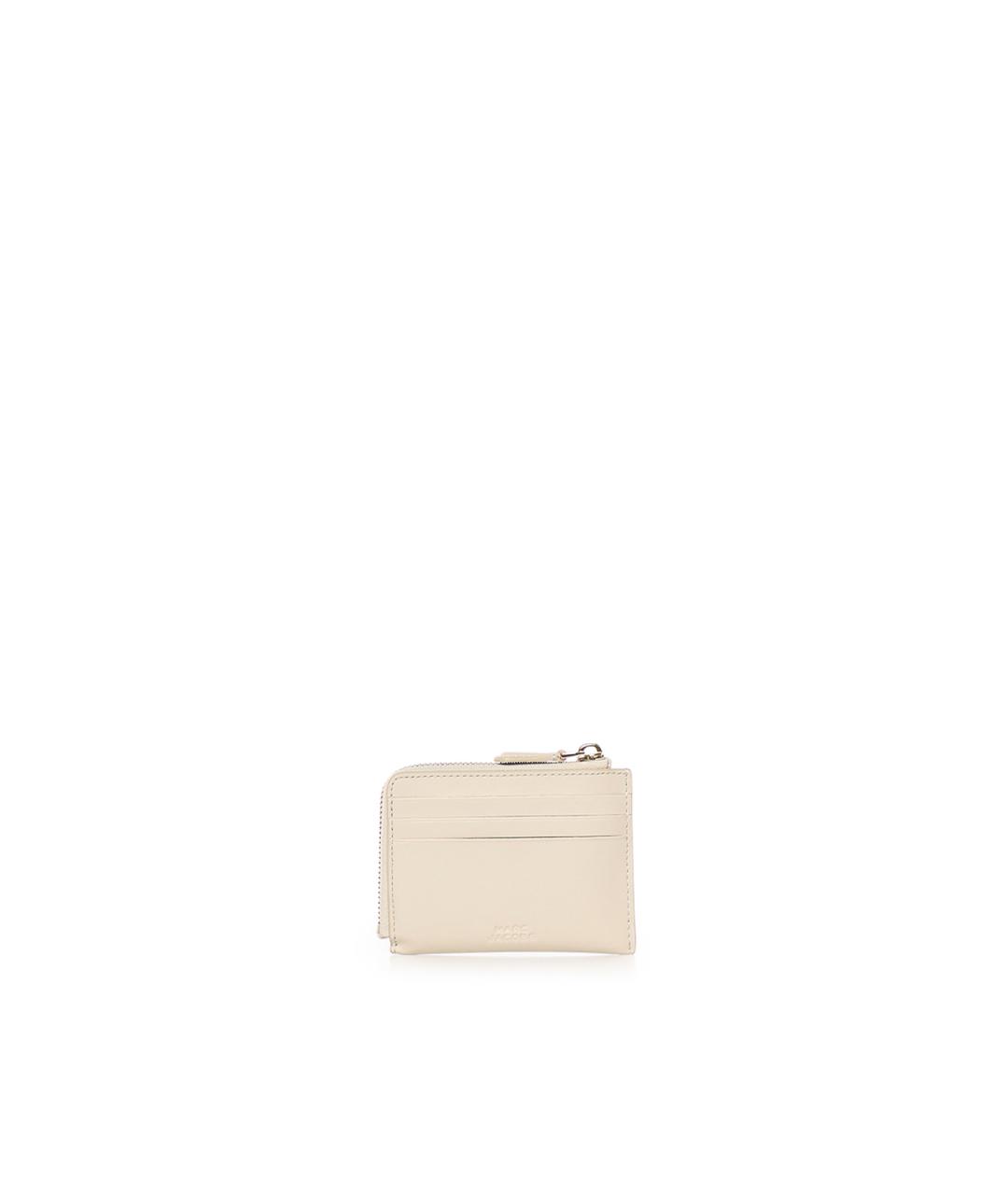 MARC JACOBS Бежевый кожаный кошелек, фото 3