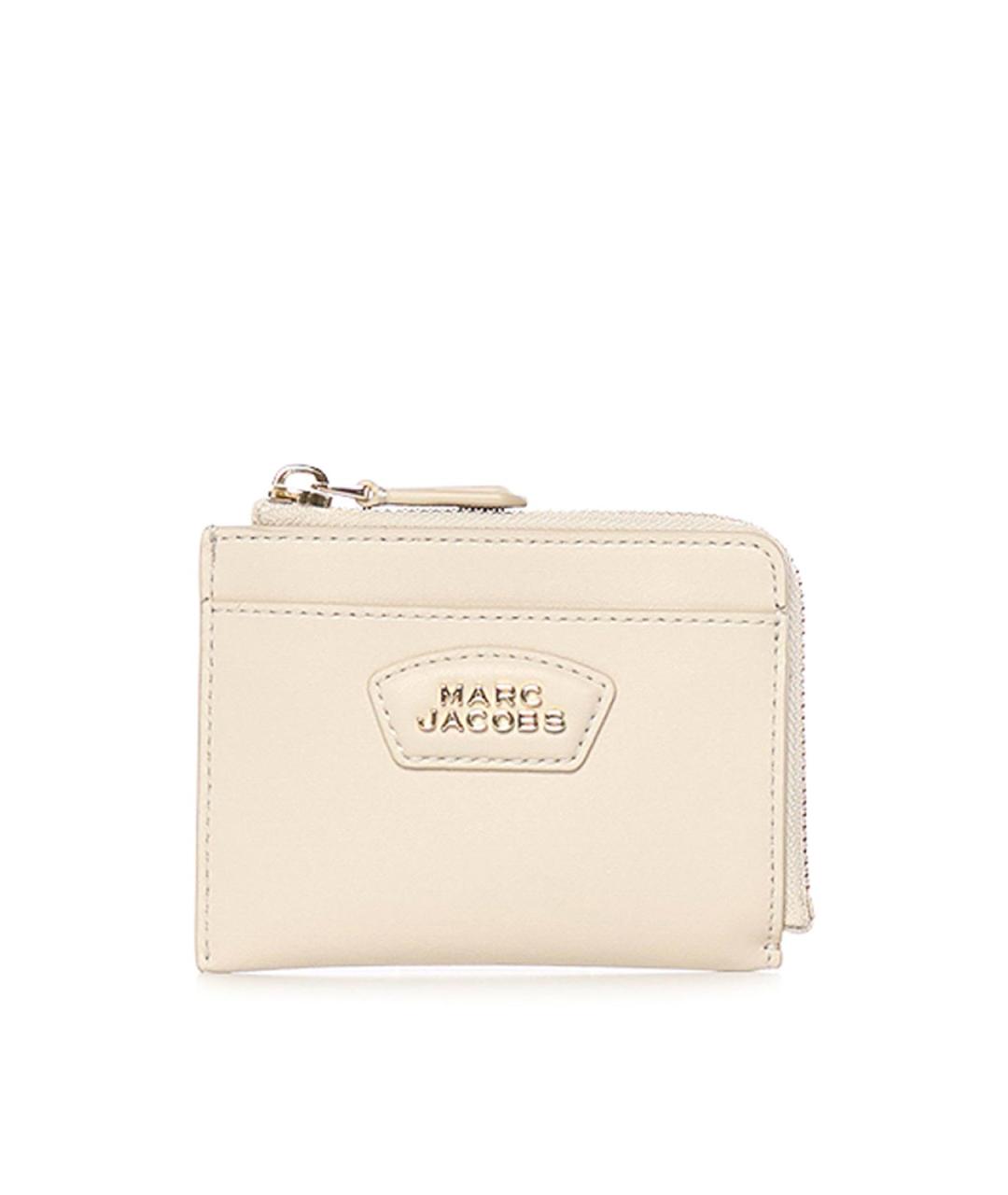 MARC JACOBS Бежевый кожаный кошелек, фото 1