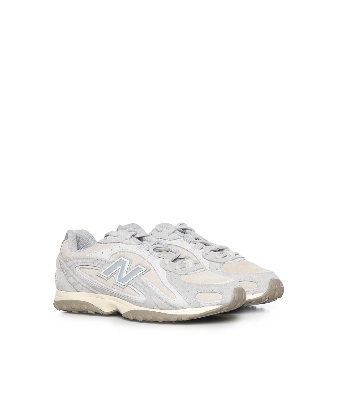 NEW BALANCE Серые замшевые кроссовки, фото 2