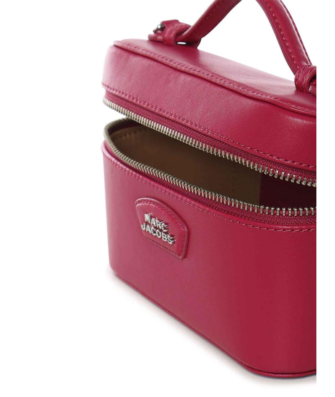 MARC JACOBS Фуксия кожаная сумка с короткими ручками, фото 4