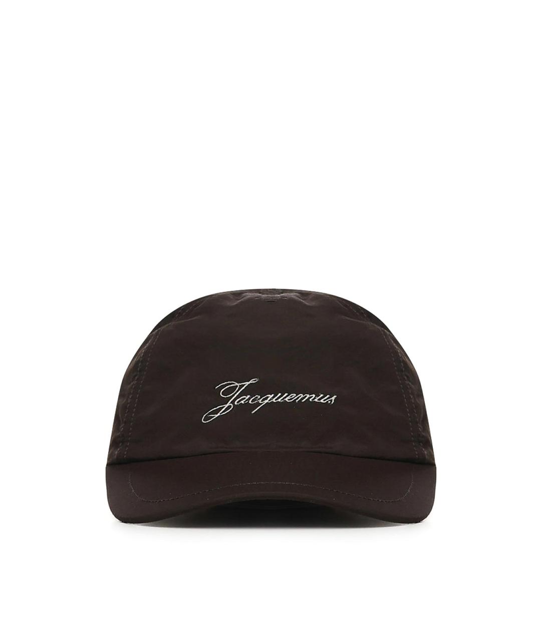 JACQUEMUS Коричневая синтетическая кепка/бейсболка, фото 1