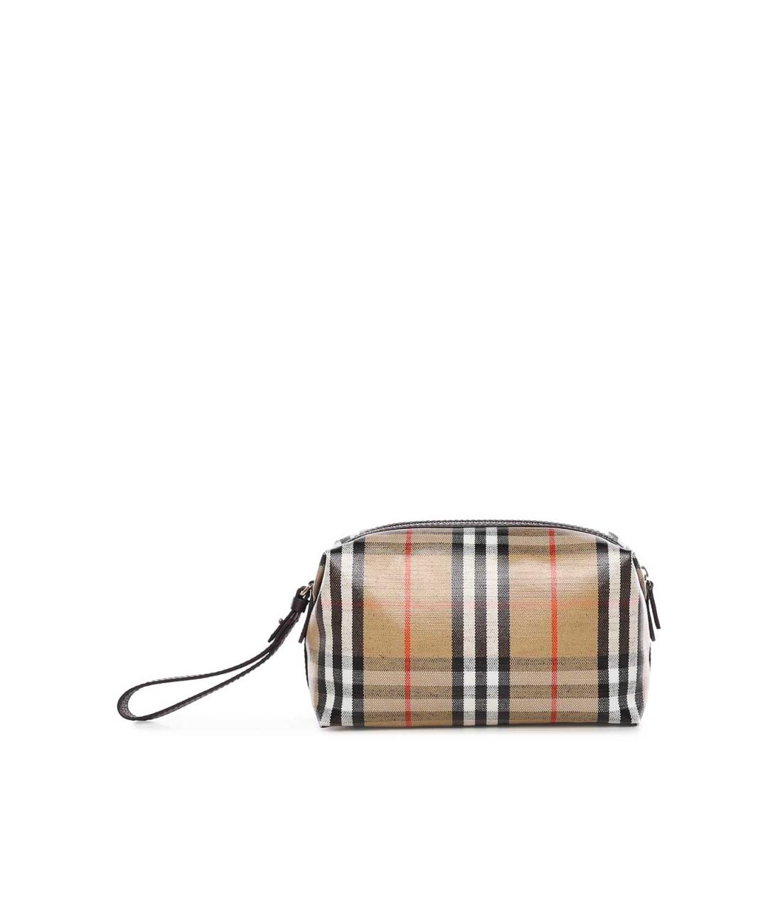 BURBERRY Бежевая хлопковая барсетка, фото 2
