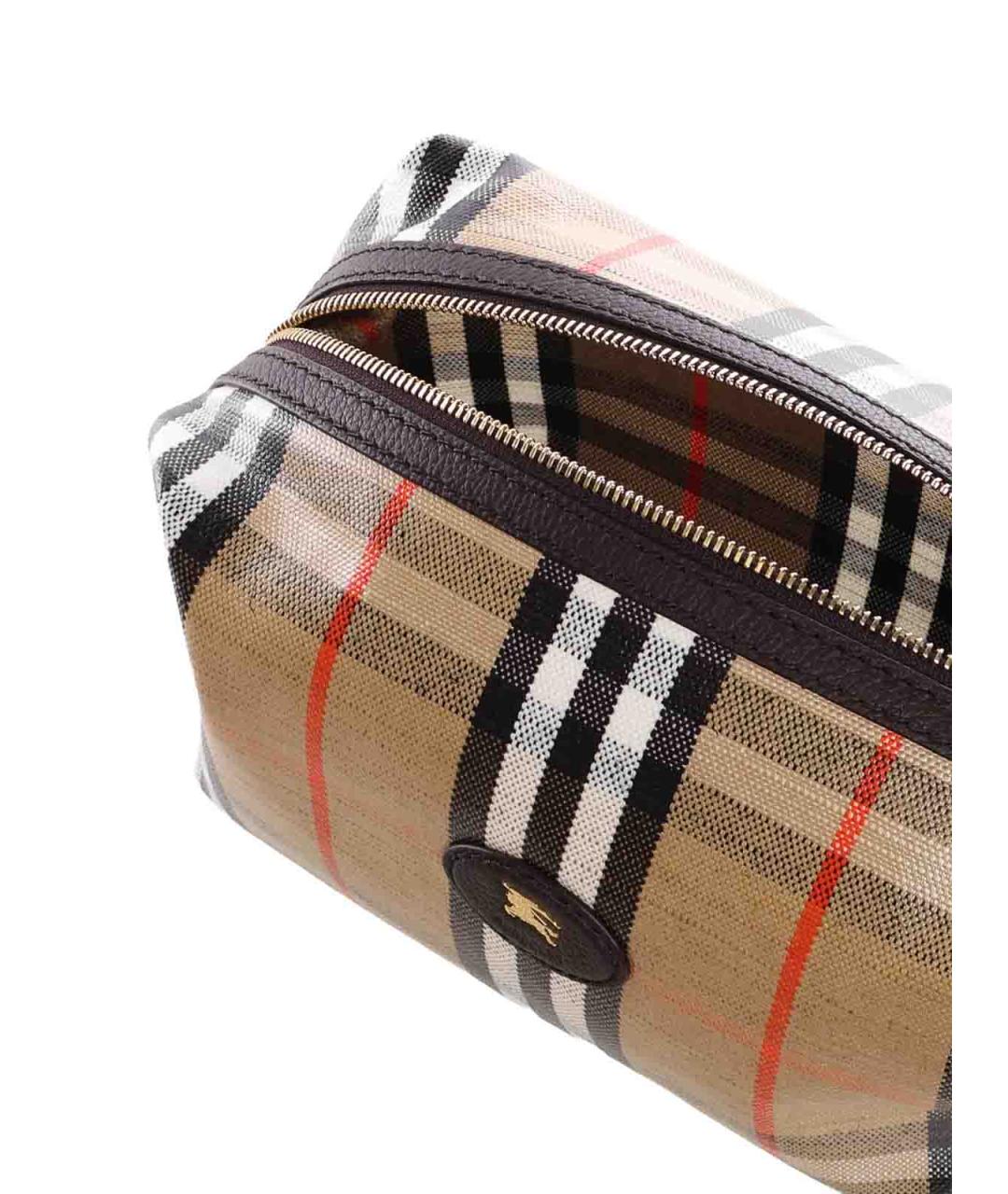 BURBERRY Бежевая хлопковая барсетка, фото 3