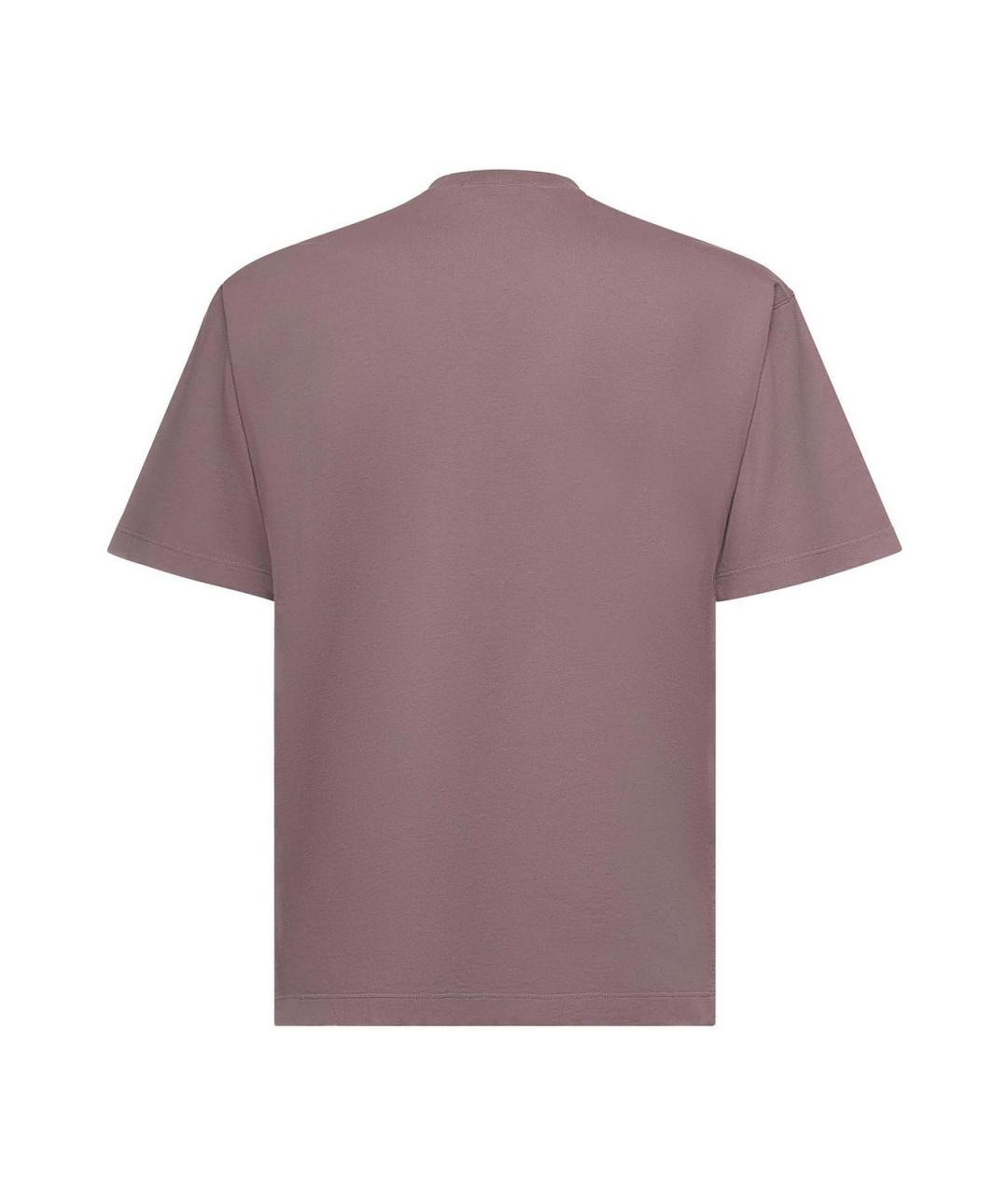 STONE ISLAND Серая хлопковая футболка, фото 3