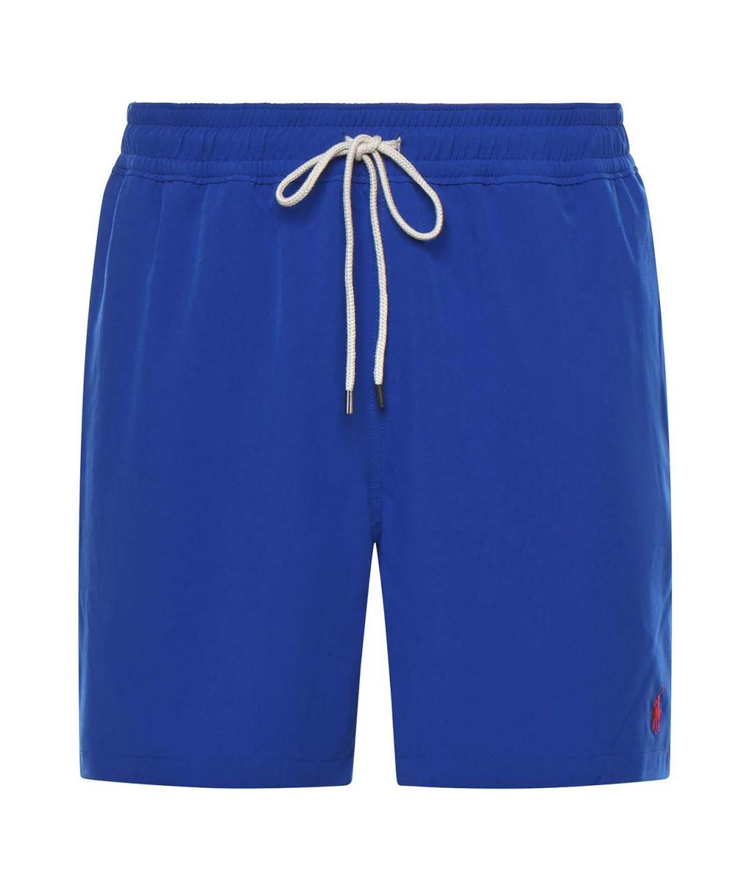 POLO RALPH LAUREN Синие полиэстеровые плавки, фото 1